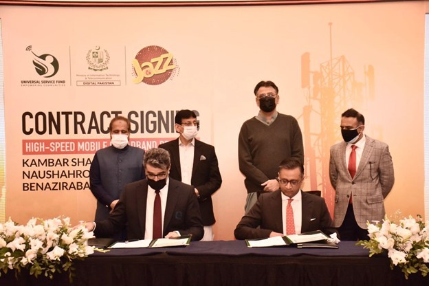 MOITT LAUNCHES 2 PROJECTS OF HIGH-SPEED MOBILE BROADBAND WORTH PKR 698 MILLION, FOR 4 MORE DISTRICTS OF SINDH: SHAHDAD KOT, LARKANA, NOWSHERO FEROZE AND BENAZIRABAD