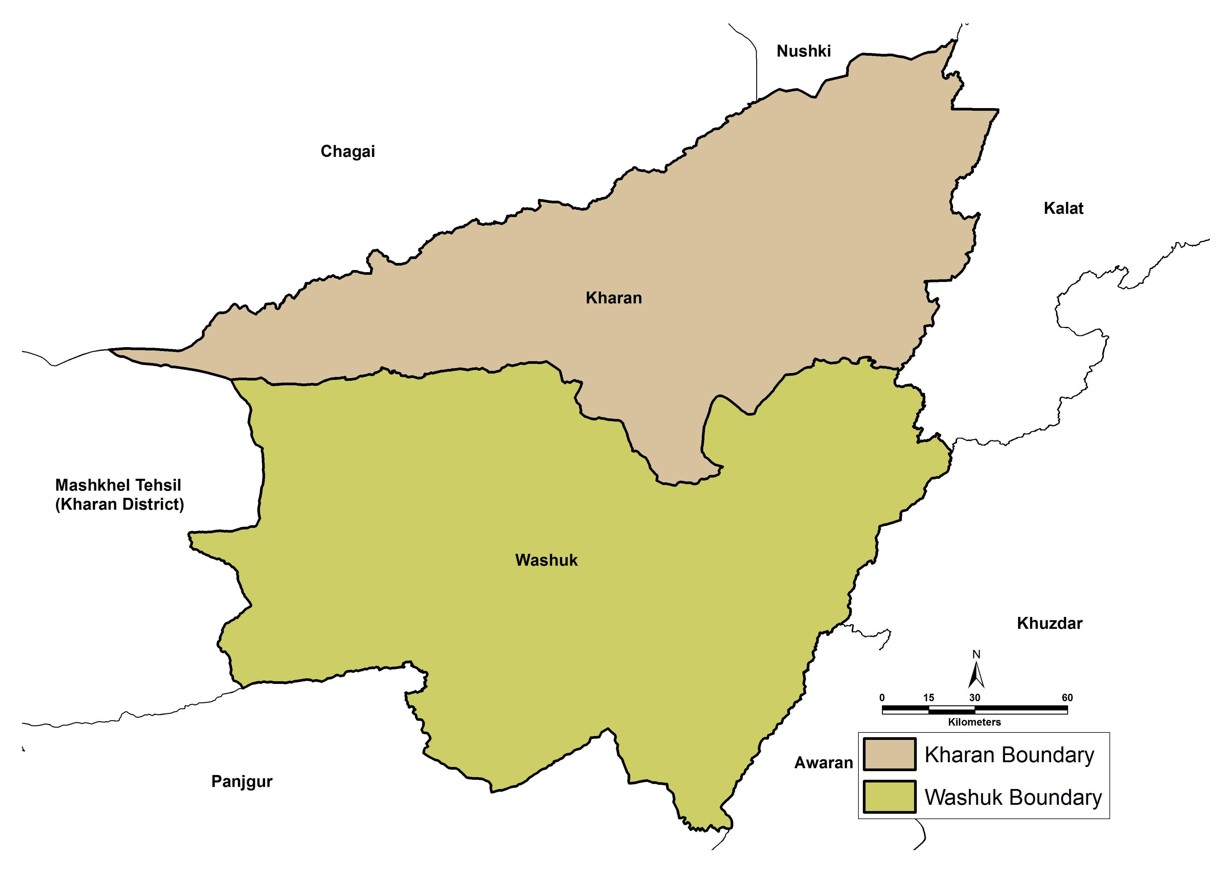 KHARAN-WASHUK Map