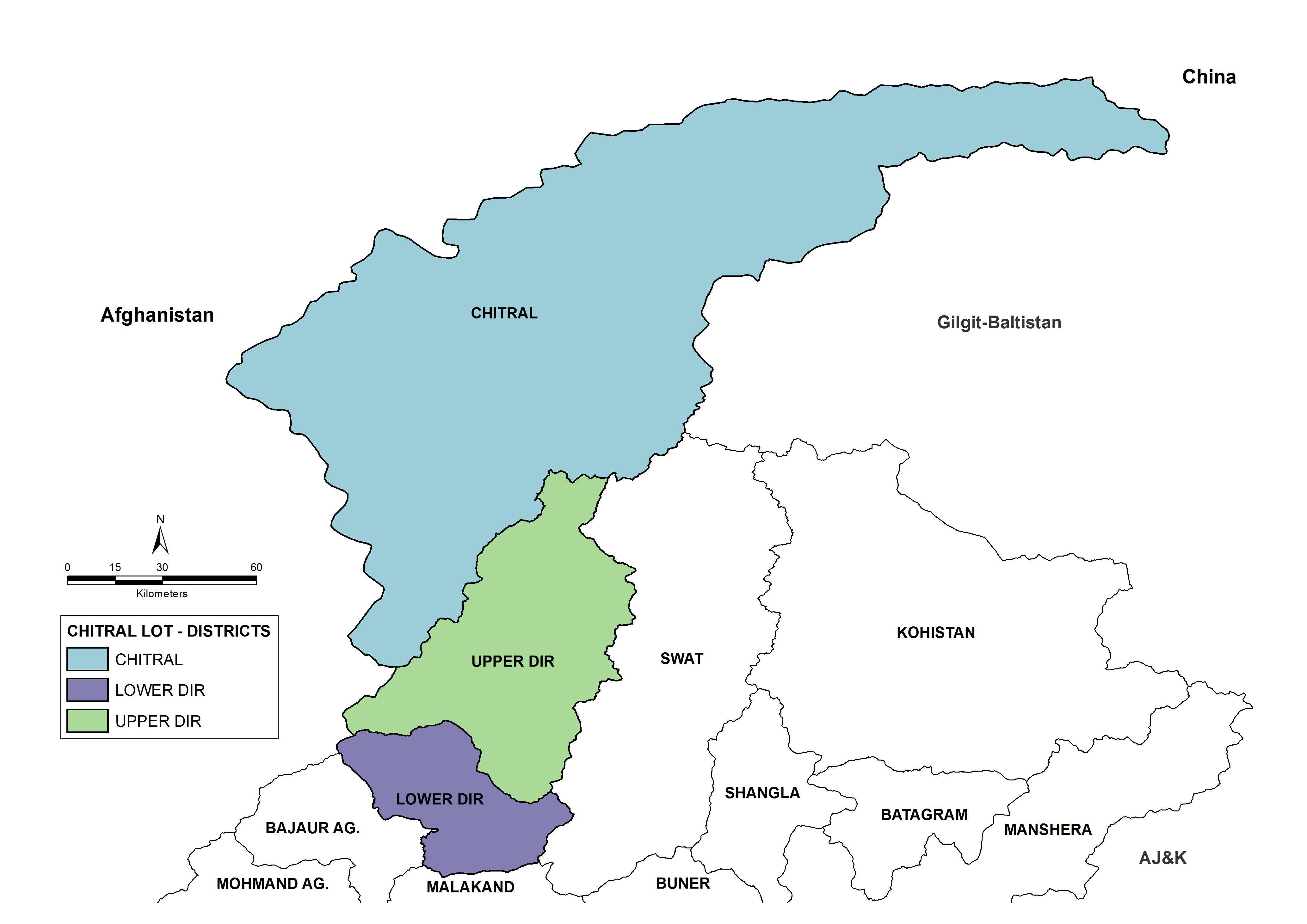 CHITRAL Map