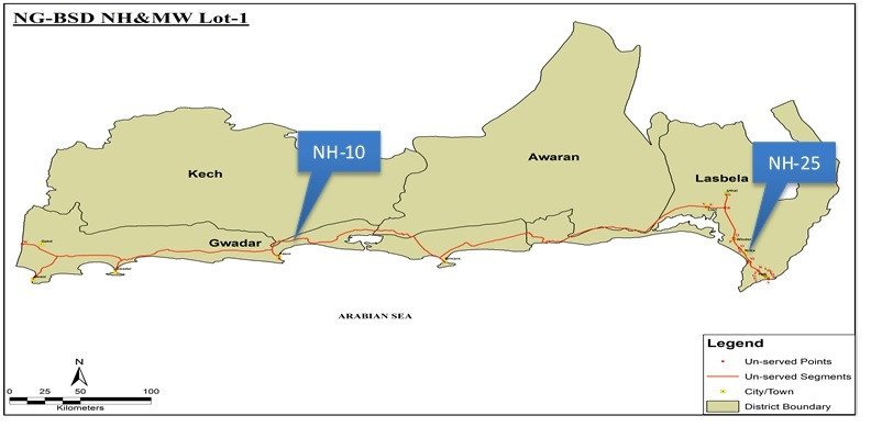Lot-1 (NH10 & NH25) Map