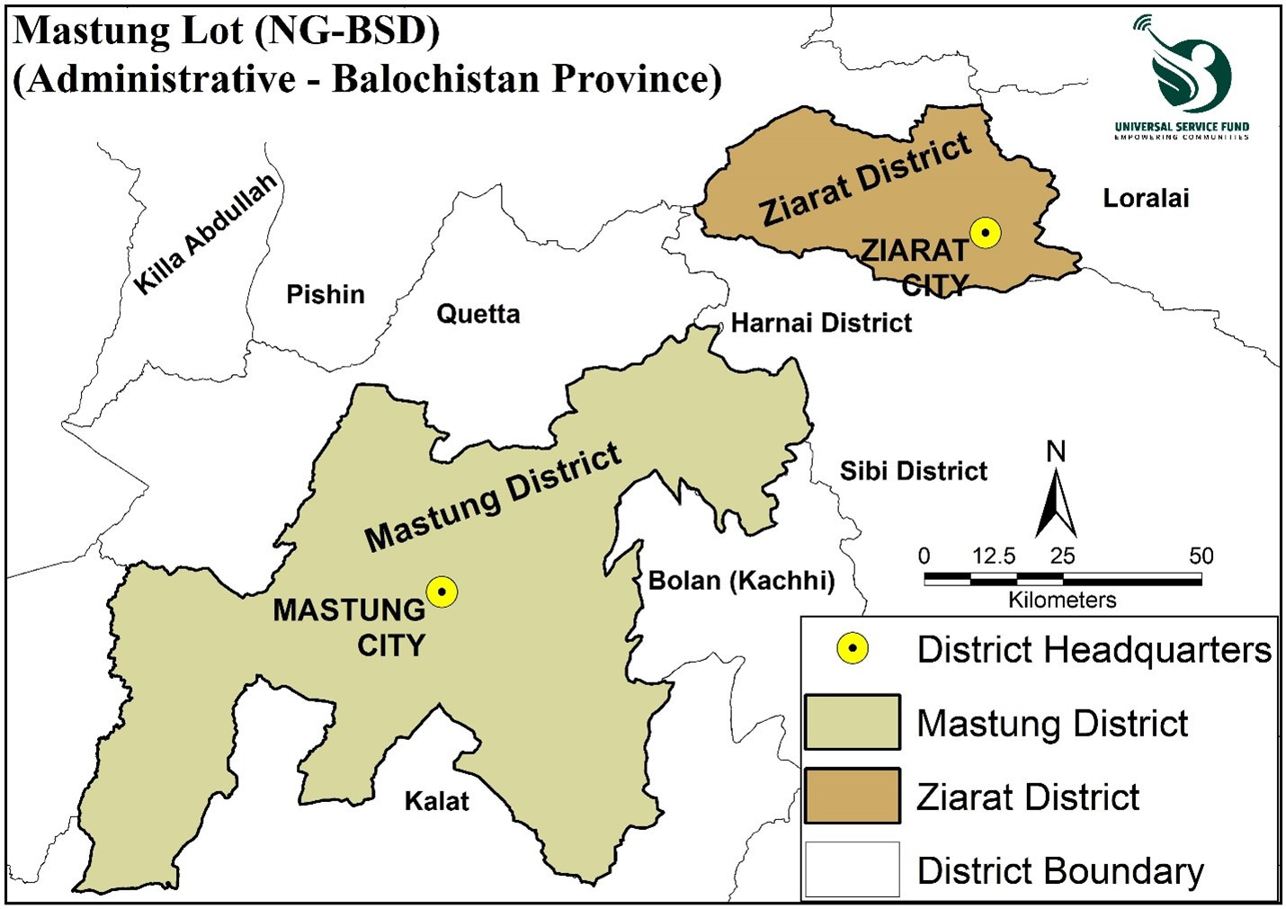 MASTUNG lOT Map