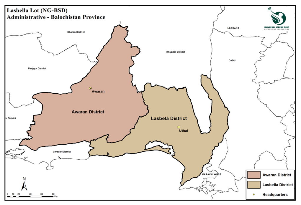 LASBELA LOT Map