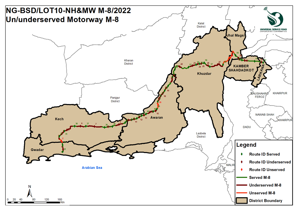 LOT IO M-8(RATO DERO TO GWADAR) Map