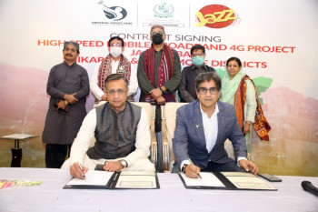 Launched 9 projects worth over PKR 8.48 Billion for provision of High Speed Mobile Broadband services and optical fiber cable projects in Sindh- Federal Minister of IT and Telecommunication