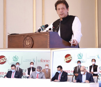 Prime Minister Imran Khan inaugurates USF High Speed Mobile Broadband Project in Bolan, Jhal Magsi, Ziarat, Khairpur, Sukkur & Ghotki Districts